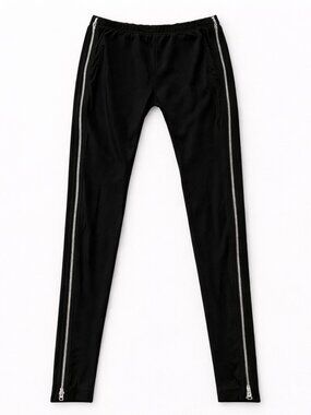 American Apparel Full-Length Zip Leggings – Black (XS)